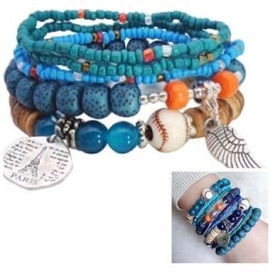 Reseller Bulk Lot – 12 NEW Stackable Bracelet Sets | New in Original Package | N